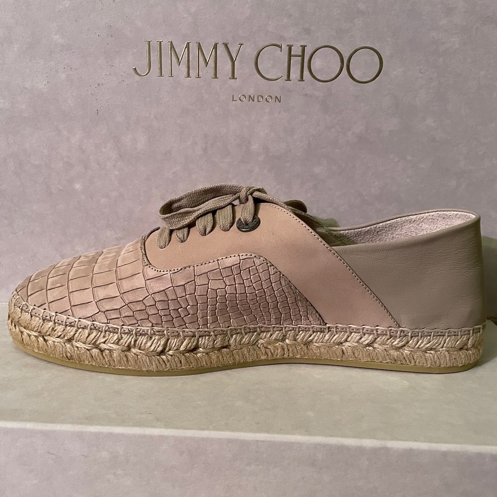 Jimmy Choo croc printed slip on sneaker